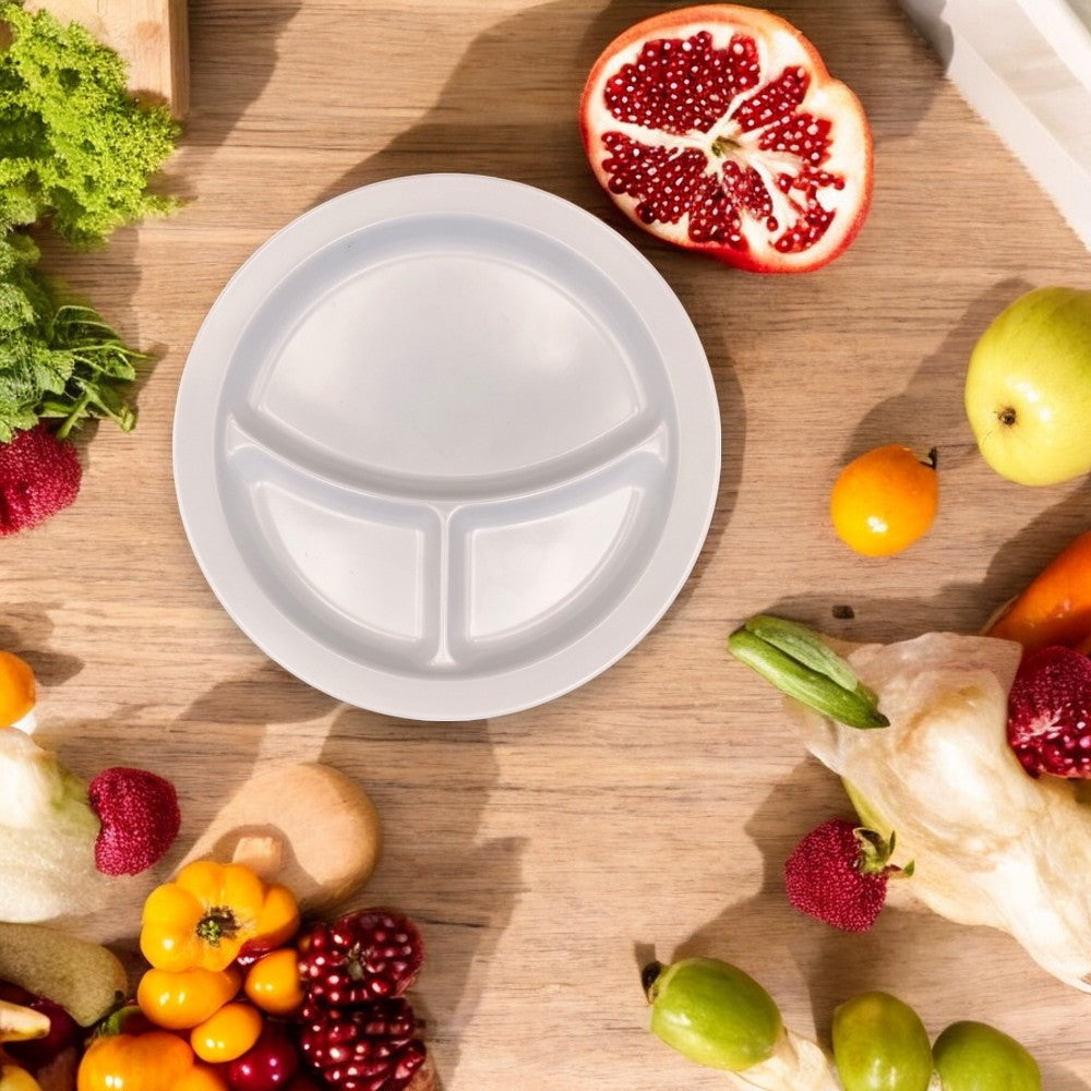 Plato de 3 compartimentos 21 cm