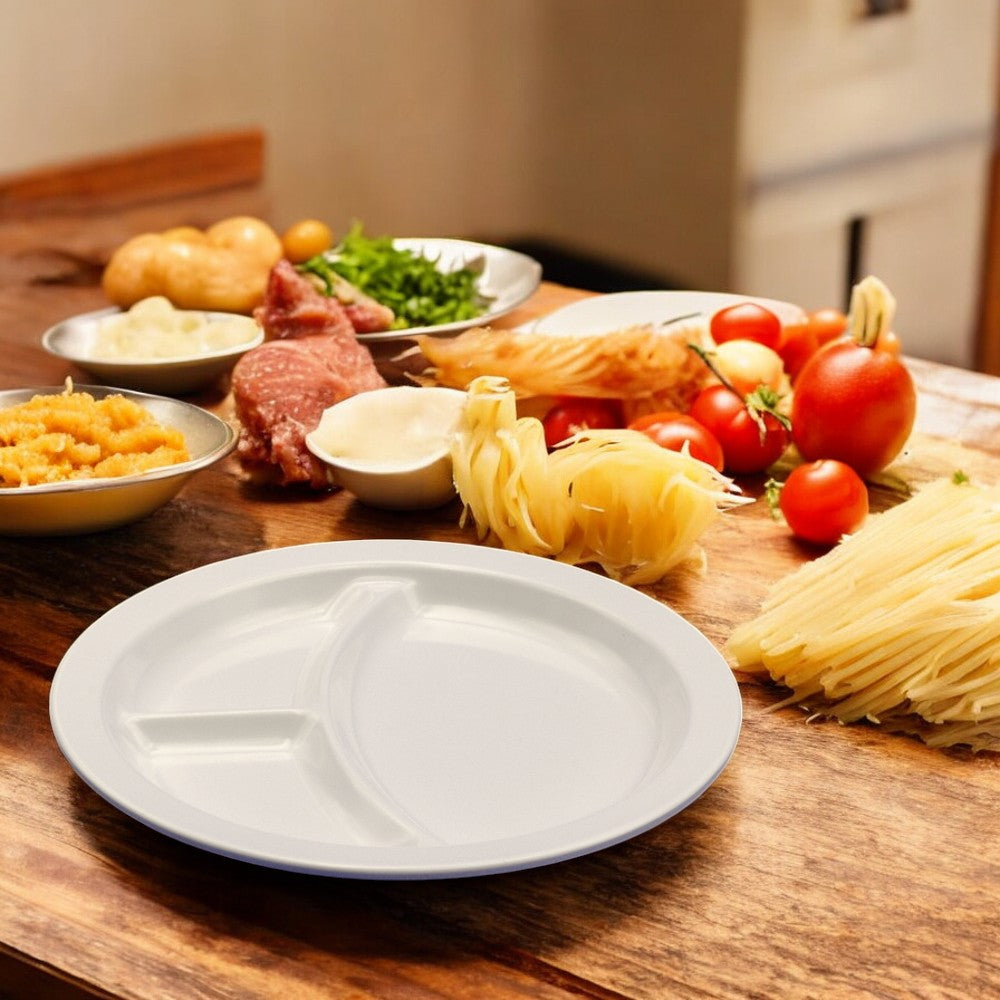 Plato de 3 compartimentos 21 cm