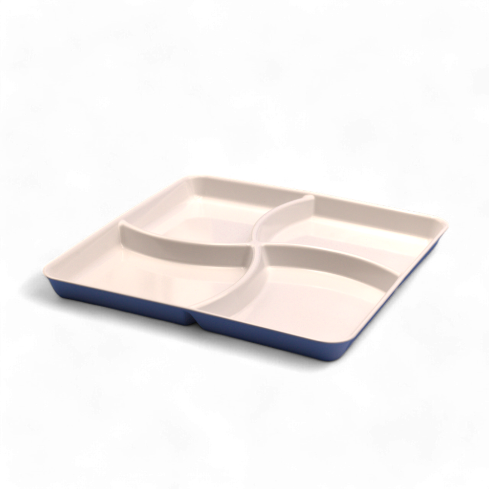 Bandeja Cuatro Mediana - Bandeja de 4 compartimentos 26x26 cm
