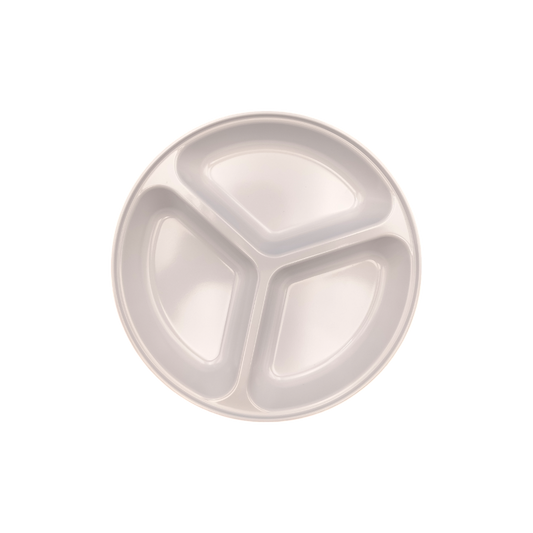 Tondo Tris - Plato redondo con 3 compartimentos 25 cm