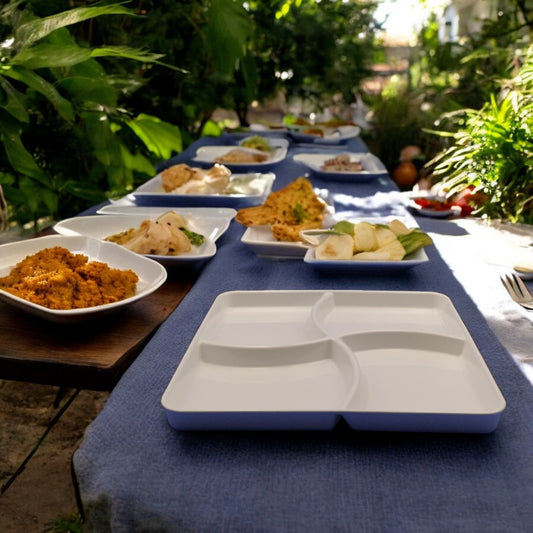 Bandeja Cuatro Grandes - Bandeja de 4 compartimentos 30x30cm
